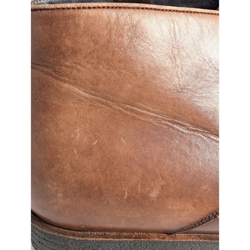 To Boot New York Men's Brown Leather Chukka Desert Boots Size 10 EU 44 Lace Up